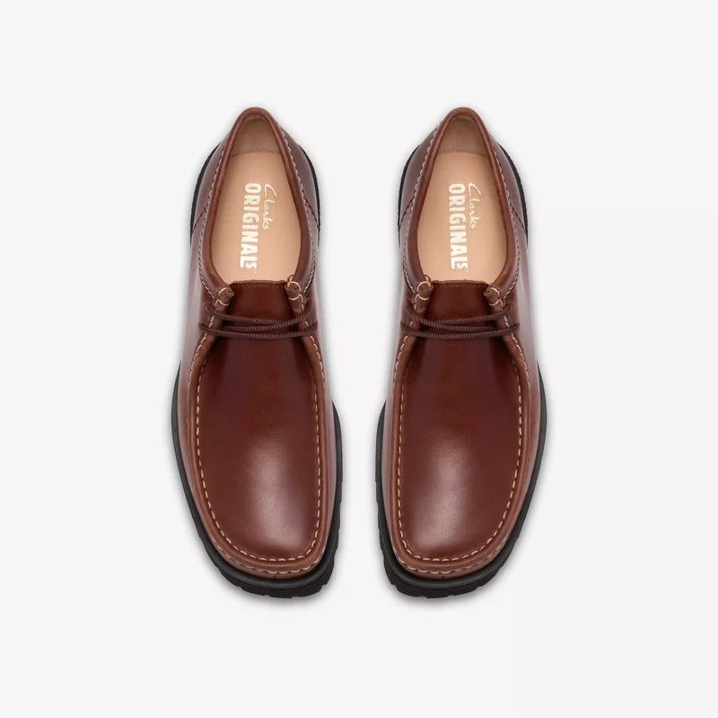 Clarks Walla Yukoner Mens Shoes Color: Brown Leather Style: 26186473