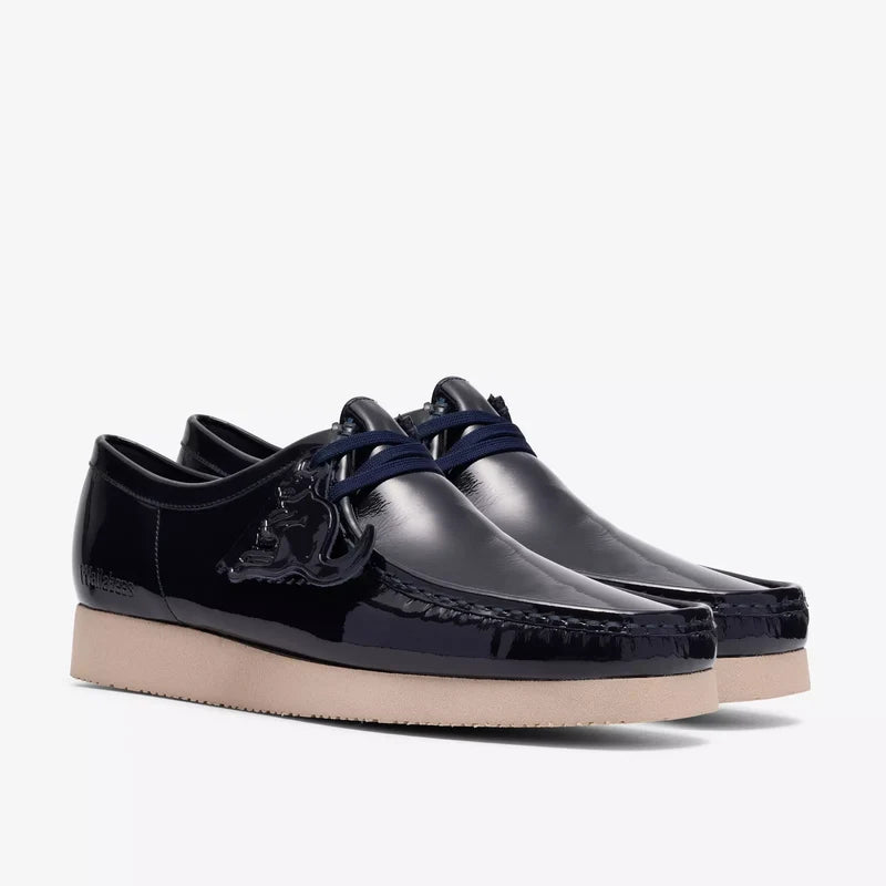 Clarks Wallabee 2604 Navy Patent Style: 26186520