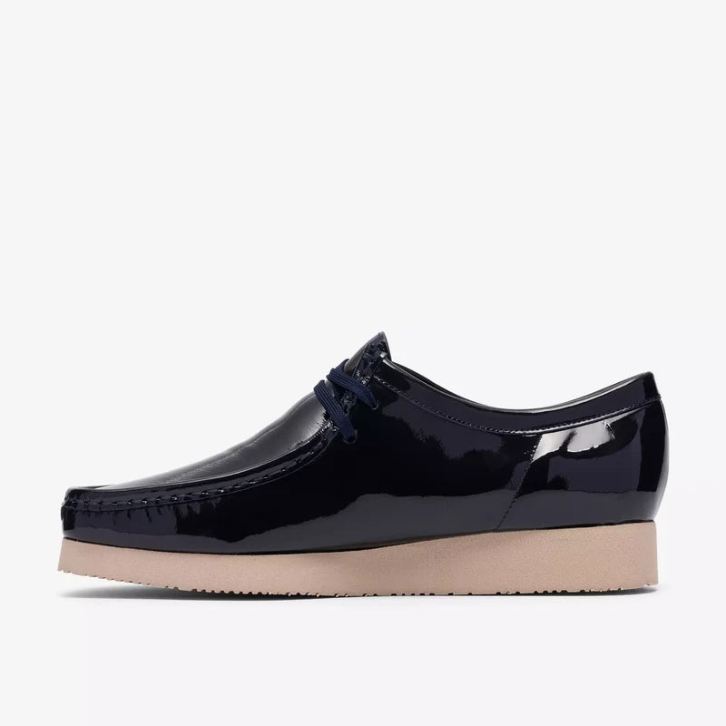 Clarks Wallabee 2604 Navy Patent Style: 26186520