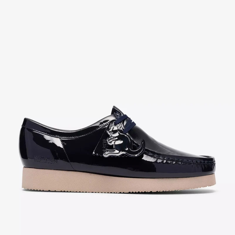 Clarks Wallabee 2604 Navy Patent Style: 26186520