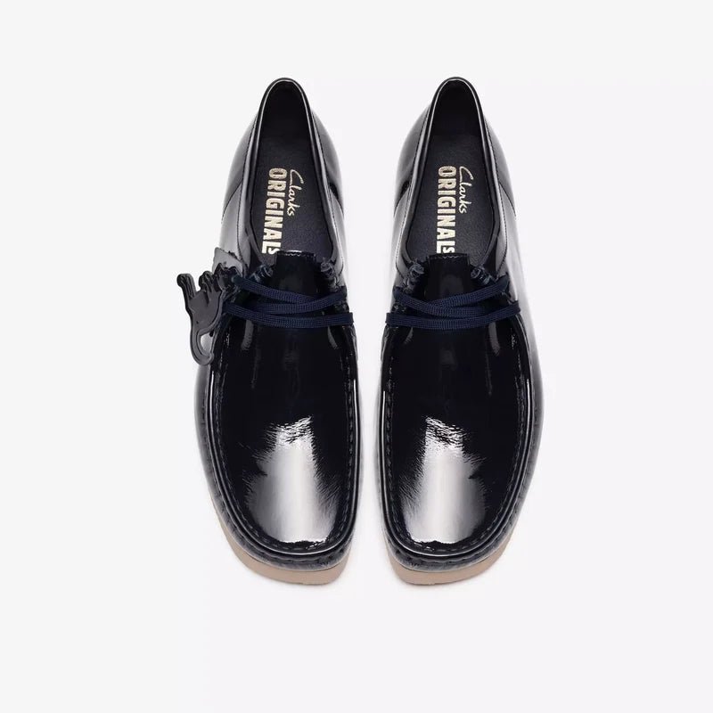 Clarks Wallabee 2604 Navy Patent Style: 26186520