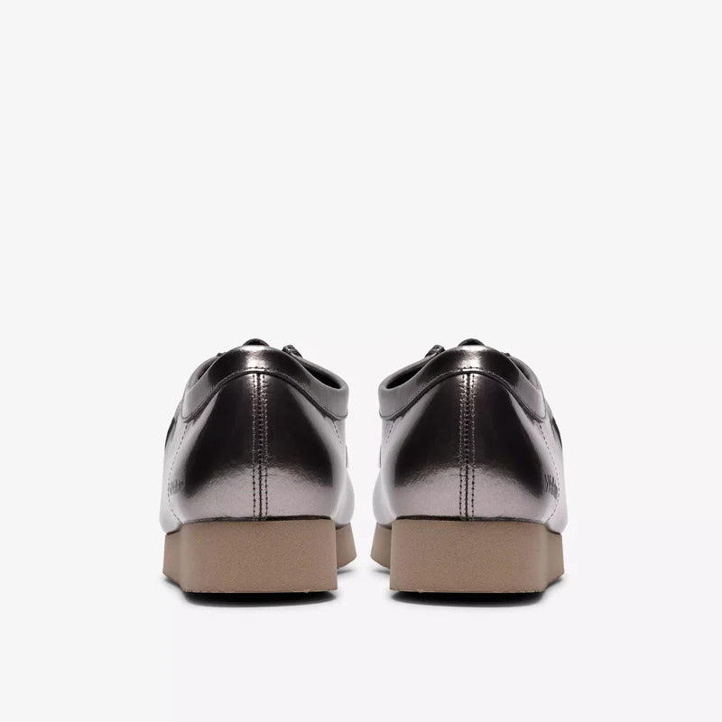 Clarks Wallabee 2604 Silver Patent Style: 26186501