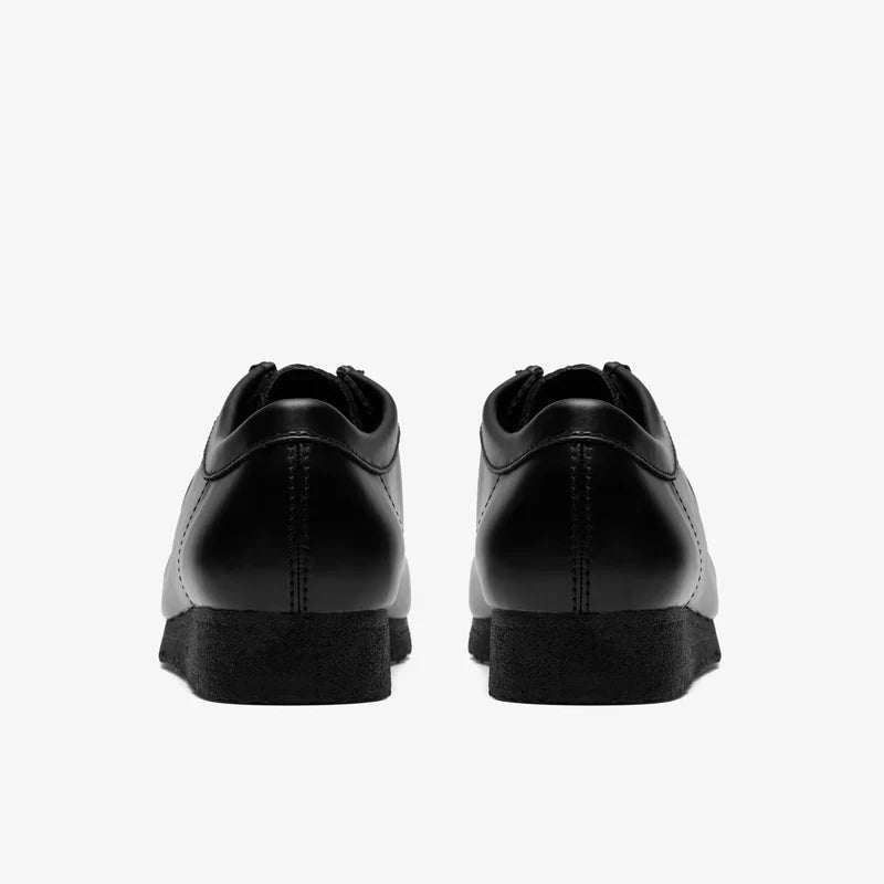 CLARKS Wallabee Black Hi Shine Leather 26183780