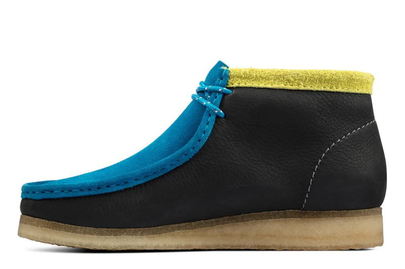 Clarks FOOTWEAR Clarks Wallabee Boot Ink Combi - Men's