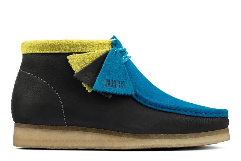 Clarks FOOTWEAR Clarks Wallabee Boot Ink Combi - Men's