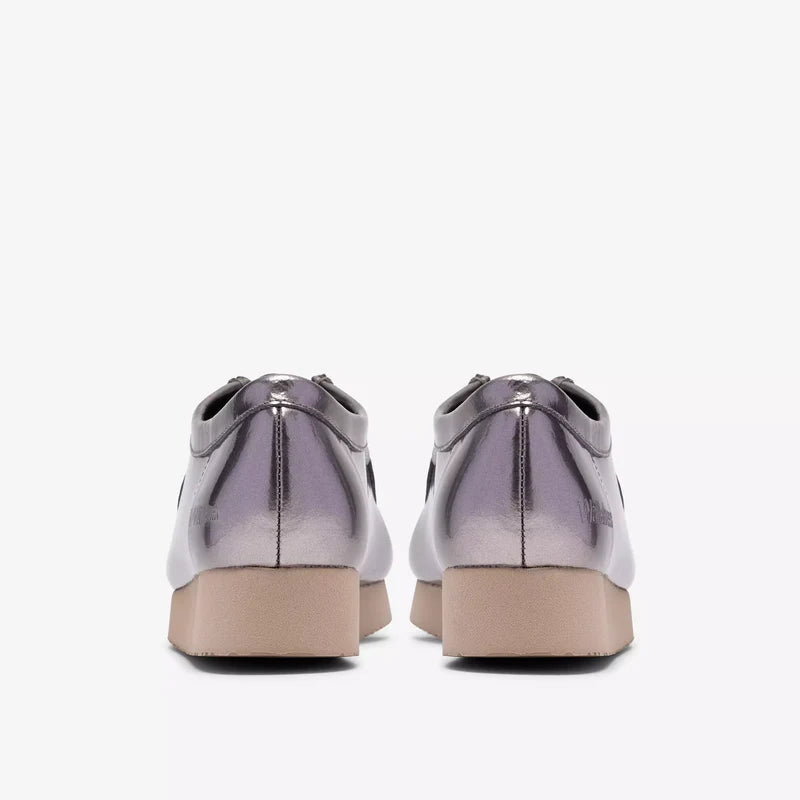 Clarks Wallabee WOMAN Silver Patent Style: 26186506