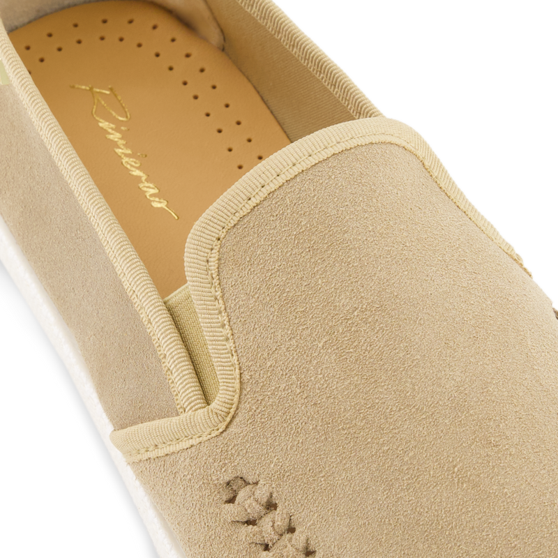 Classic Suede Tressé Ecru