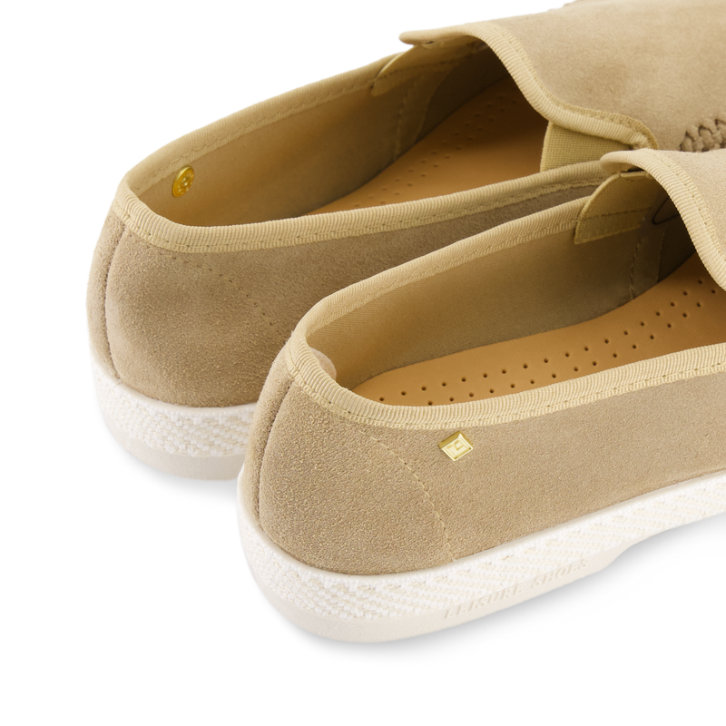 Classic Suede Tressé Ecru