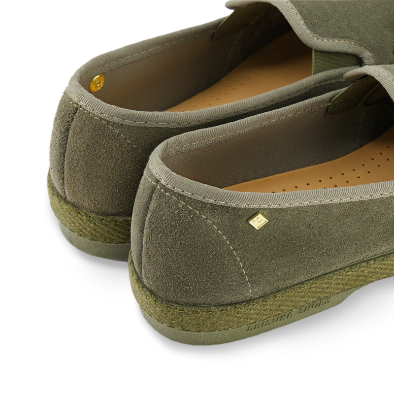 Classic Suede Tressé Kaki