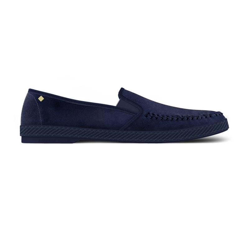 Classic Suede Tressé Marine