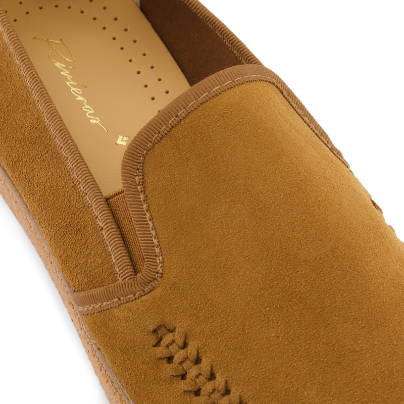 Classic Suede Tressé Marron