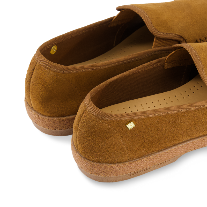 Classic Suede Tressé Marron