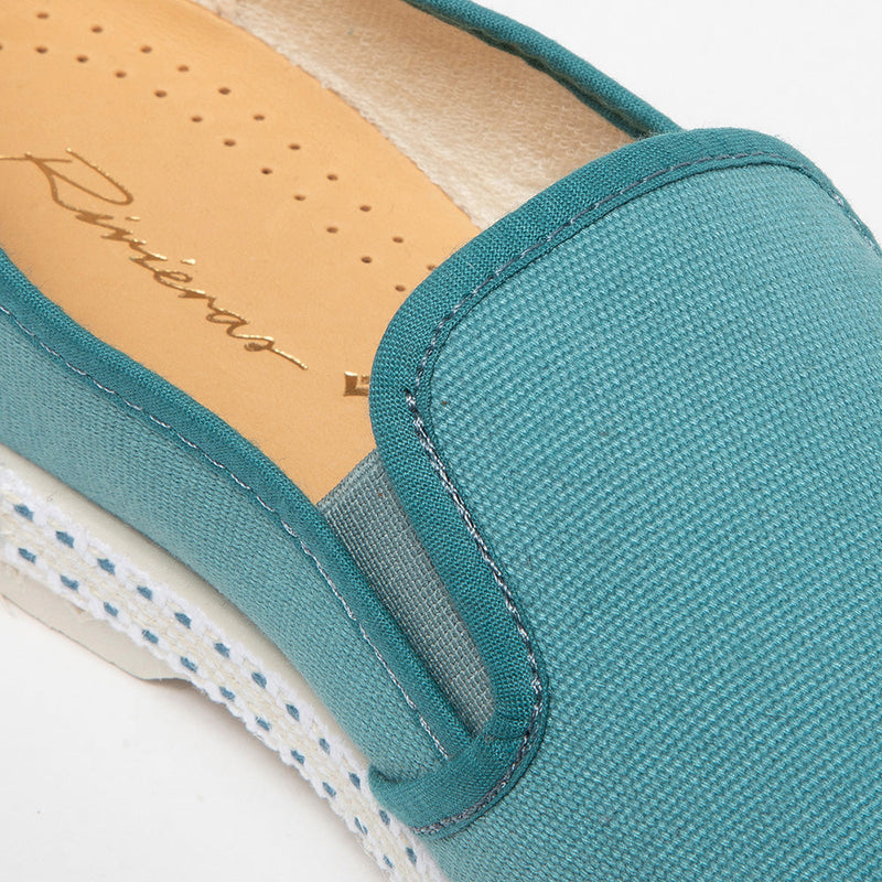 Classic Toile & Filet Aqua