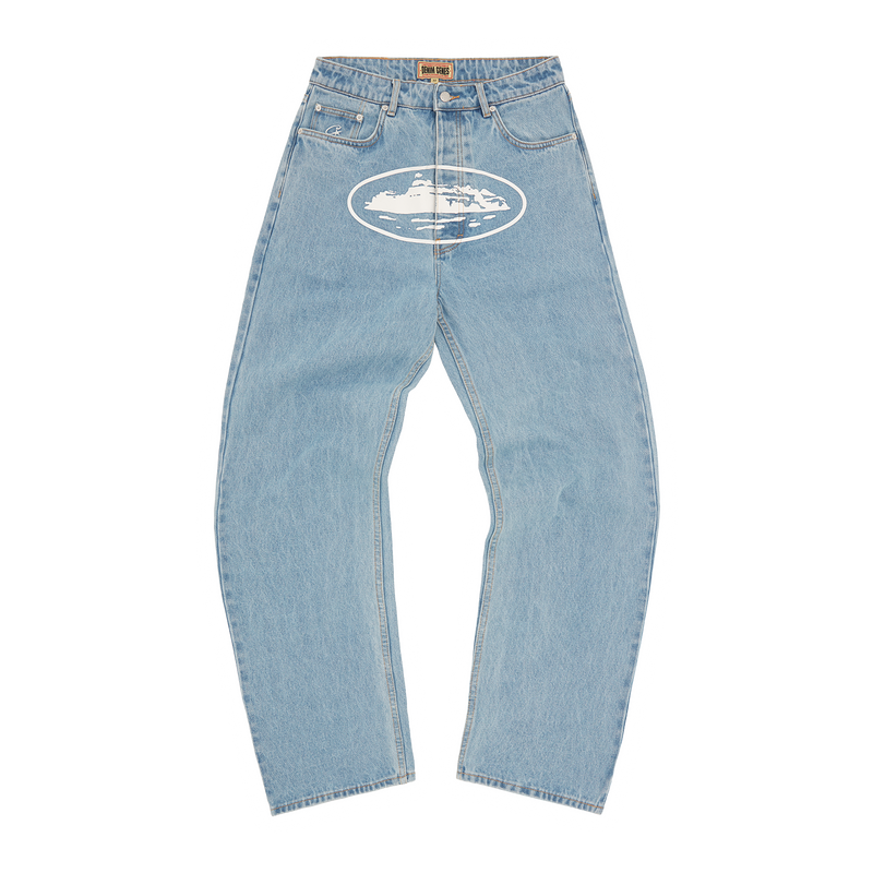 Corteiz Alcatraz Baggyjeans Stonewash