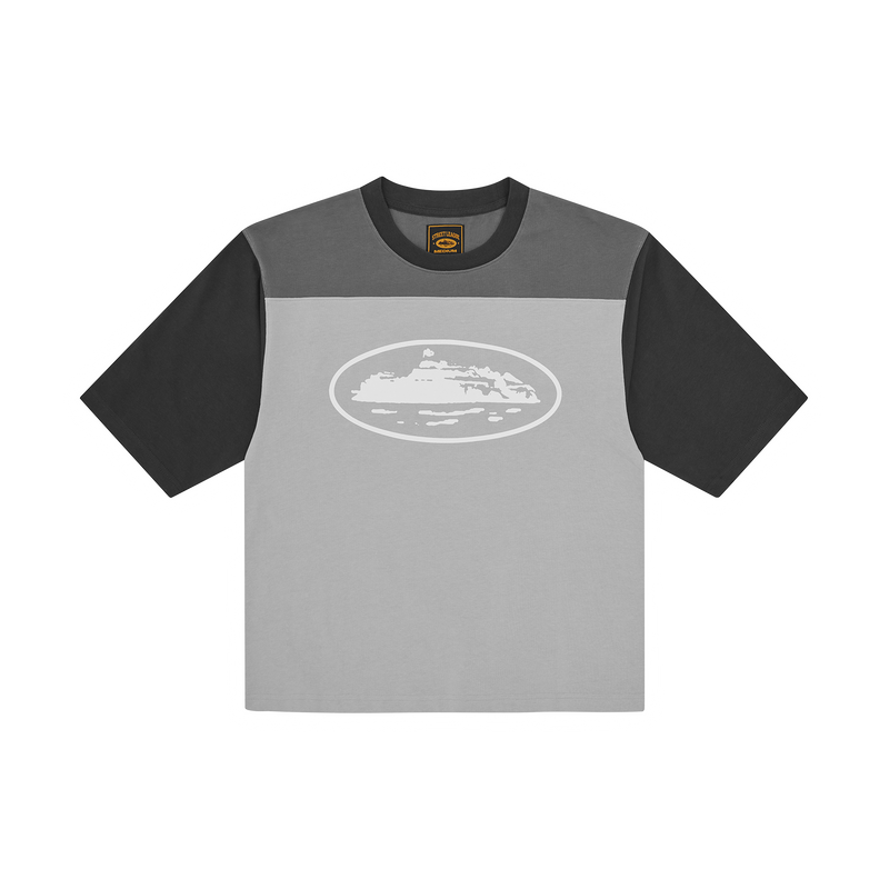 Corteiz Alcatraz Heavyweight Varsity Jersey Grey