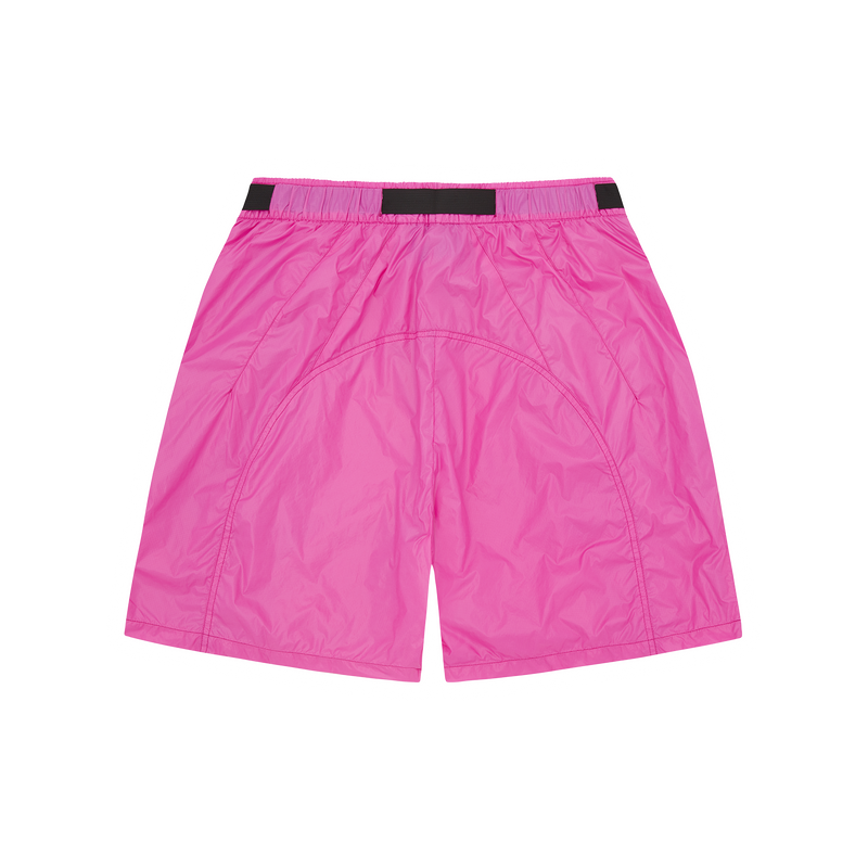 Corteiz Alcatraz Nylon Patch Shorts Hot Pink