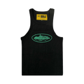 Corteiz Alcatraz Tank Top 'Black/Green' - Side Kicks