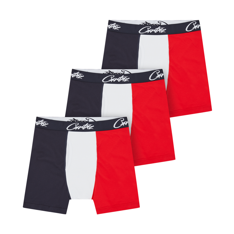 Corteiz Allstarz Boxers France 3 Pack
