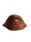 Corteiz Allstarz Brown Velour Bucket Hat