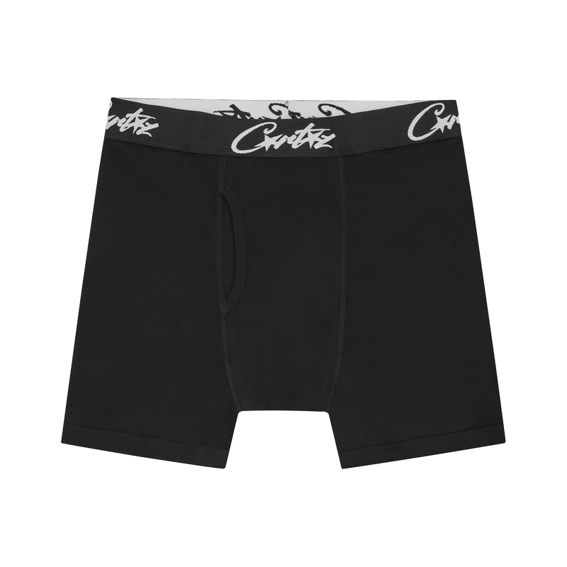 Corteiz Black Allstarz Boxers 3 Pack