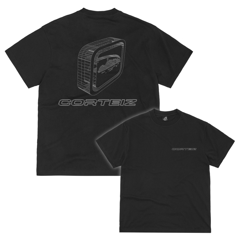 Corteiz Blueprint Tee Black