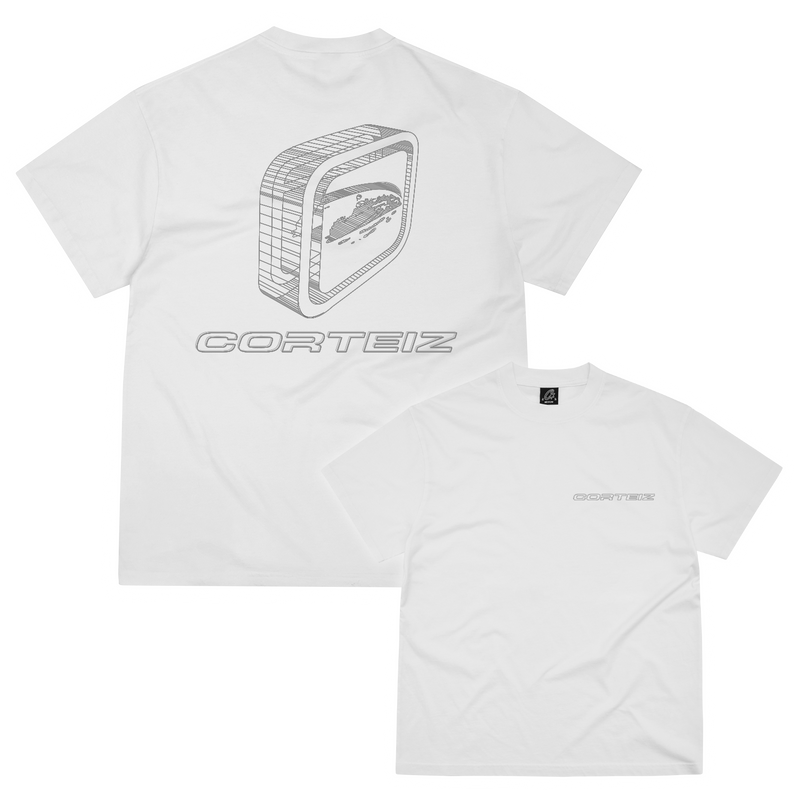 Corteiz Blueprint Tee White