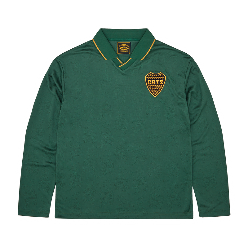 Corteiz Boca Senior Long Sleeve Forest Green