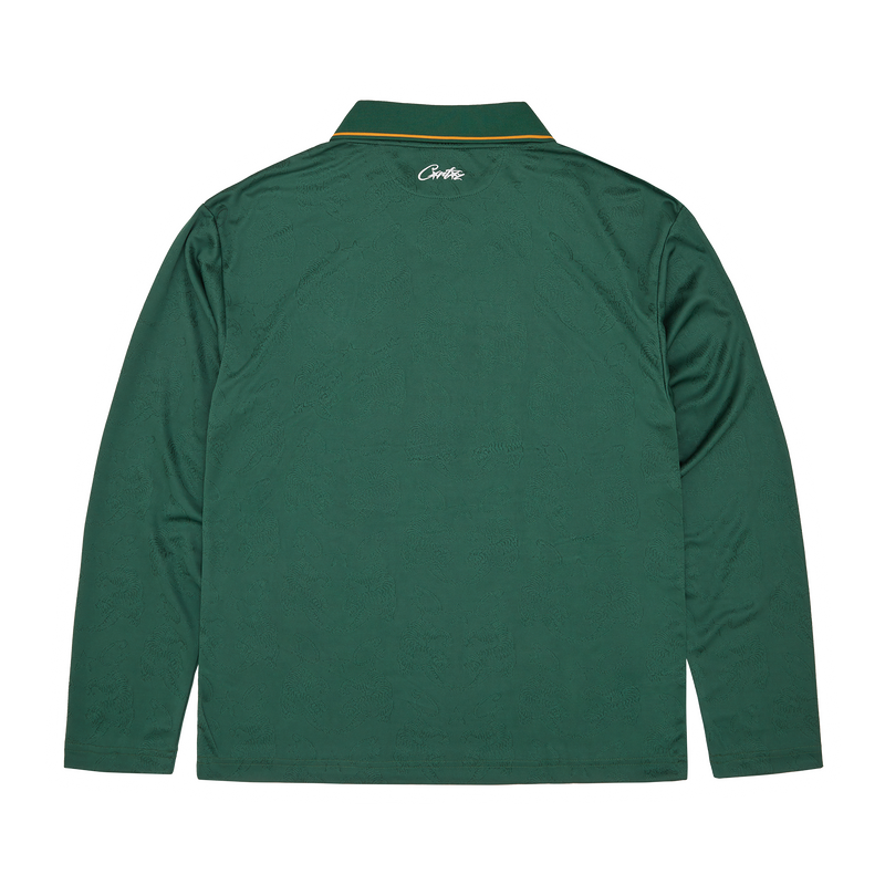 Corteiz Boca Senior Long Sleeve Forest Green