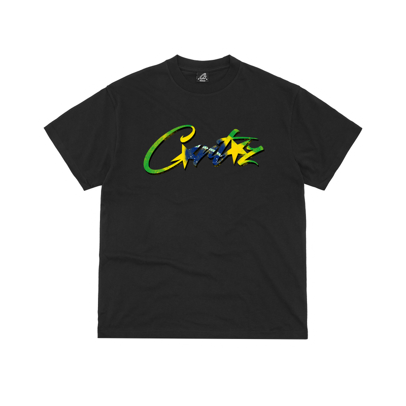 Corteiz Brasil Tee Black