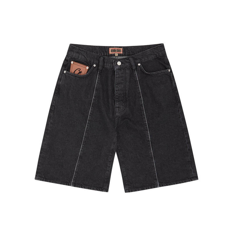 Corteiz C-star Denim Shorts Black