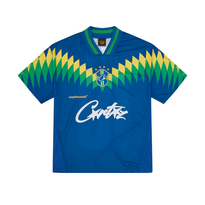 Corteiz Club America Jersey Brasil Blue