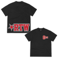 Corteiz Crtz Star Mesh Tee Black And Red