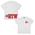 Corteiz Crtz Star Mesh Tee White And Red