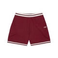 Corteiz Deala Knit Shorts Burgundy