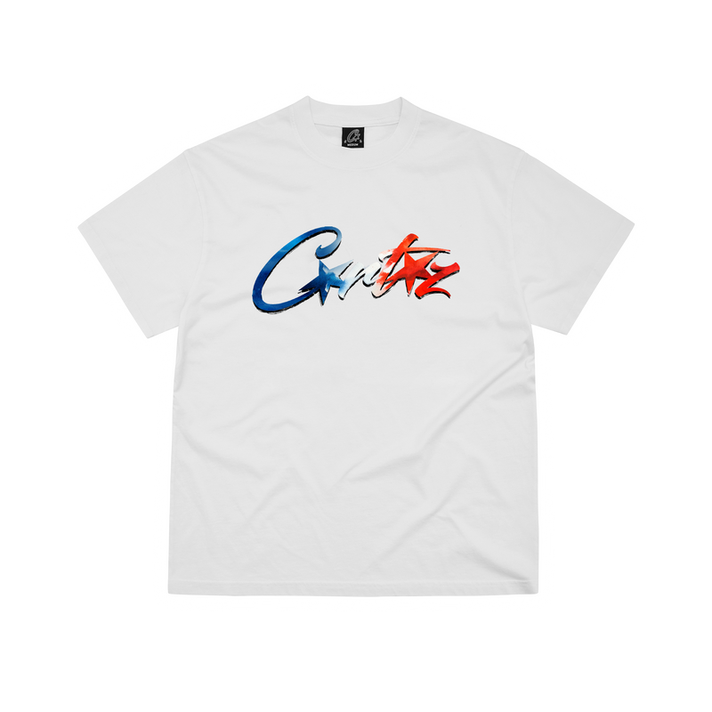 Corteiz Francais Allstarz Tee White
