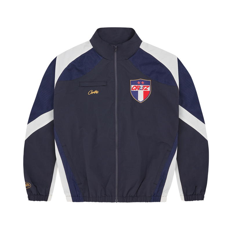 Corteiz Francais Shuku Jacket Navy/White