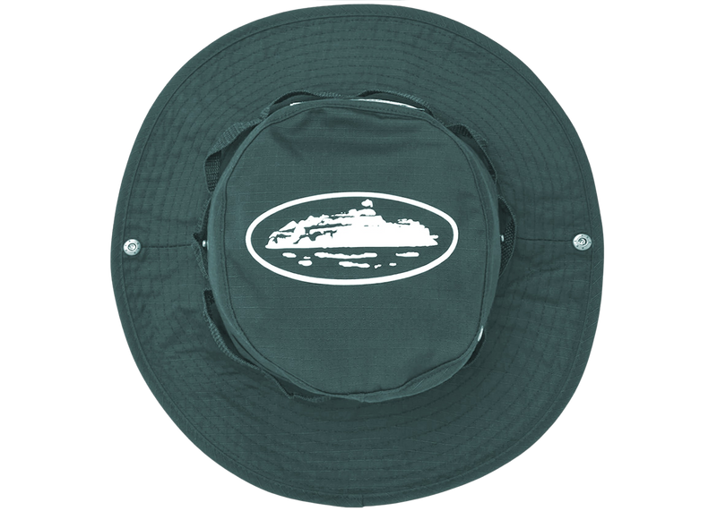 Corteiz Guerillaz Bucket Hat Teal/White