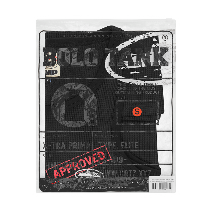 Corteiz Hmp Essentials Tank Top 3Pk Black