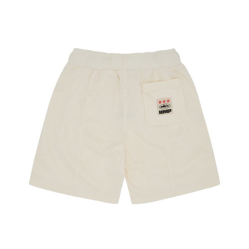 Corteiz Hmp Mesh Panel Shorts Cream