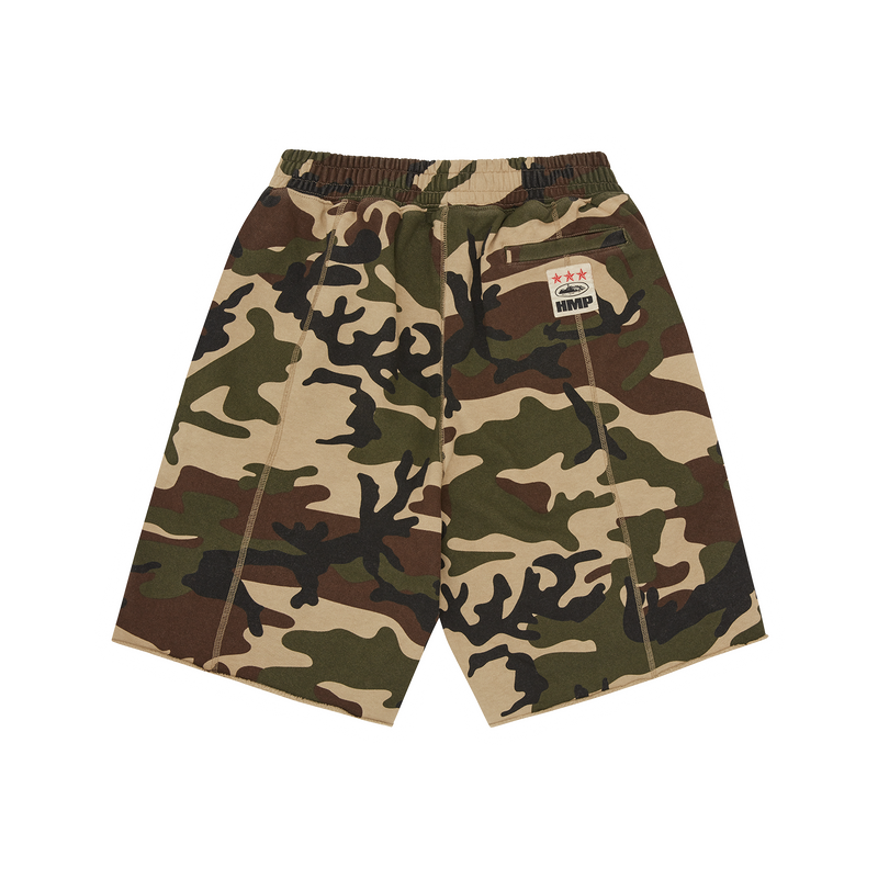 Corteiz Hmp Raw Hem Shorts Camo