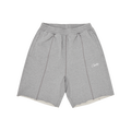 Corteiz HMP Raw Hem Shorts Heather Grey