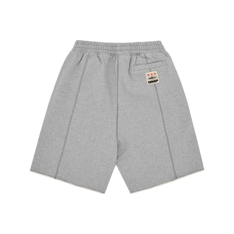 Corteiz HMP Raw Hem Shorts Heather Grey