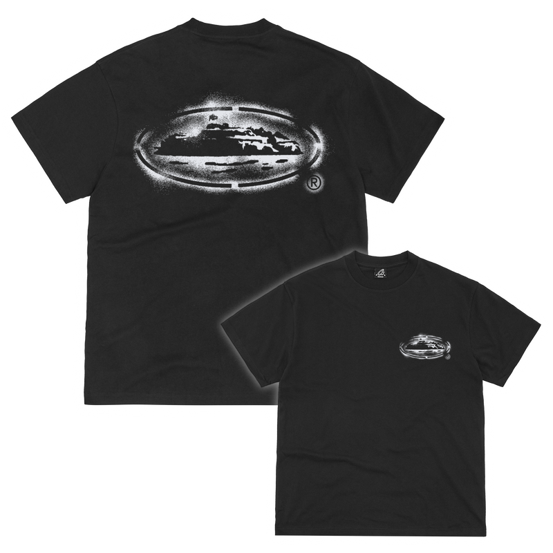 Corteiz Island® Stencil Tee Black