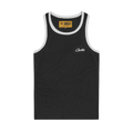 Corteiz Mens OG Contrast Tank Top Black