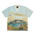 Corteiz Narnia Football Jersey Blue & Cream