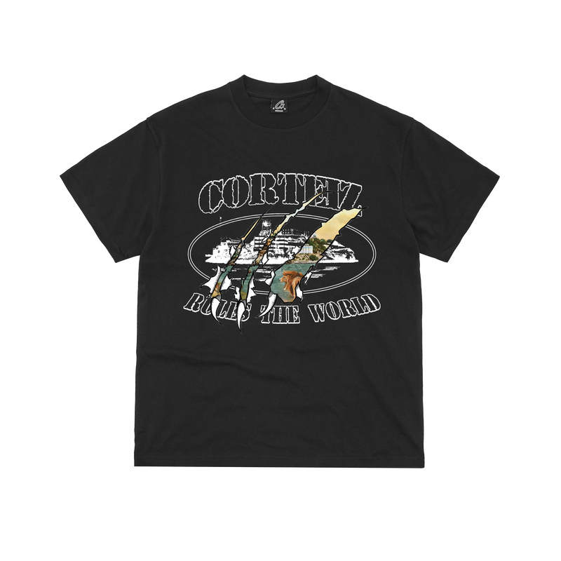 Corteiz Narnia Rip Tee Black