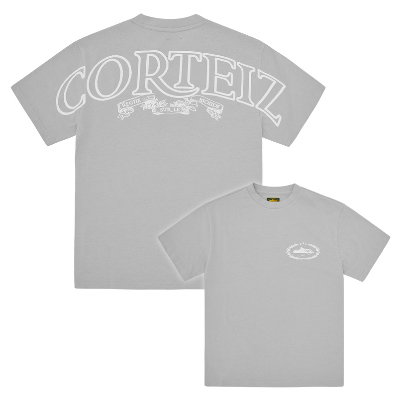 Corteiz Royale Heavyweight Tee Grey