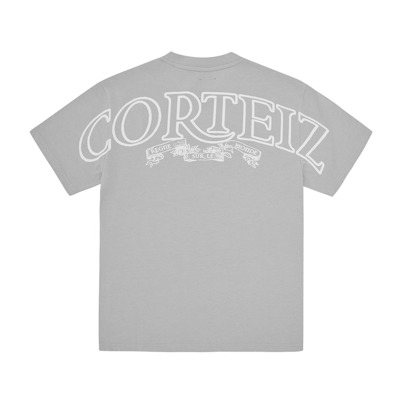 Corteiz Royale Heavyweight Tee Grey