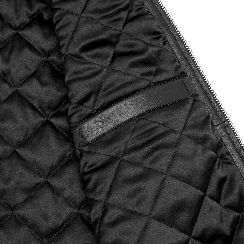 Corteiz Skydive Leather Vest Black