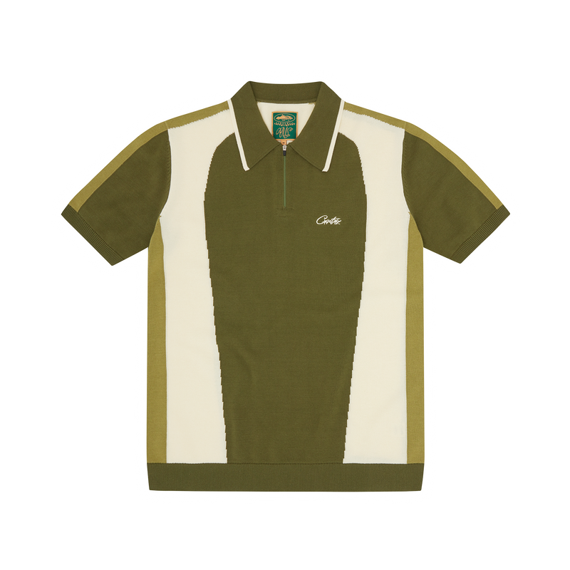 Corteiz Soprano Knit Polo Khaki